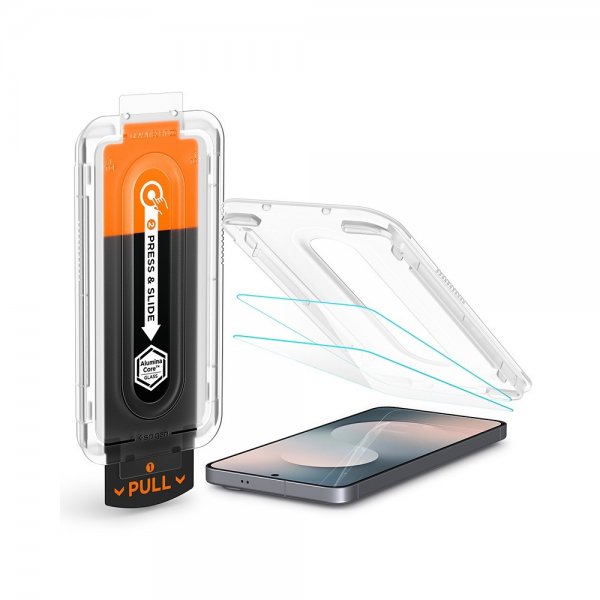 Spigen Samsung Galaxy S25 FE Skärmskydd GLAS.tR EZ Fit Pro 2-pack