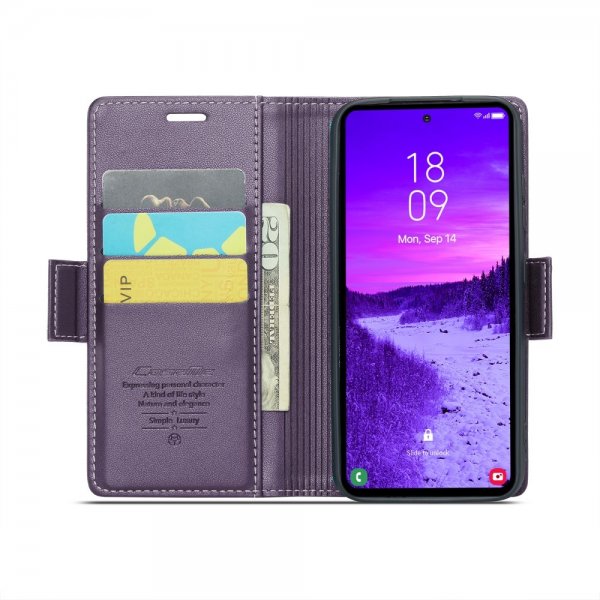 CaseMe Samsung Galaxy S24/S25 Fodral 023 Series Lila