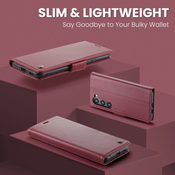 CaseMe Samsung Galaxy S24/S25 Fodral 023 Series Röd