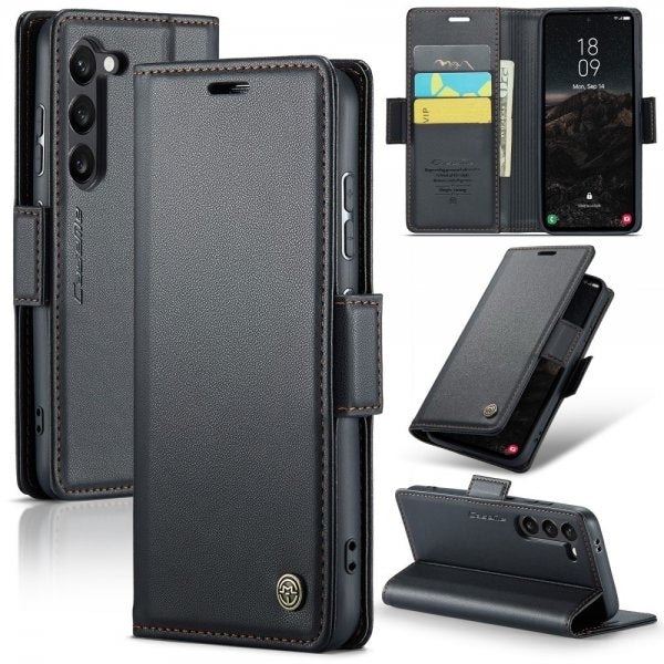 CaseMe Samsung Galaxy S24/S25 Fodral 023 Series Svart