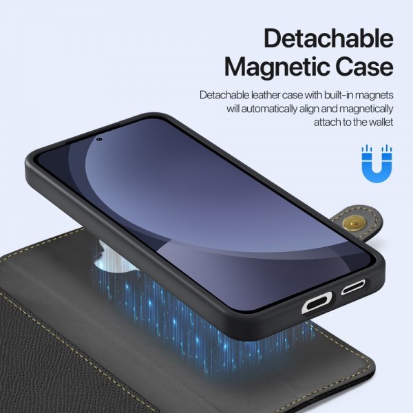 Dux Ducis Samsung Galaxy S25 Fodral 2-i-1 Lawa Series MagSafe Svart