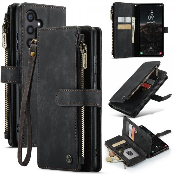 CaseMe Samsung Galaxy S24/S25 Fodral C30 Series Svart