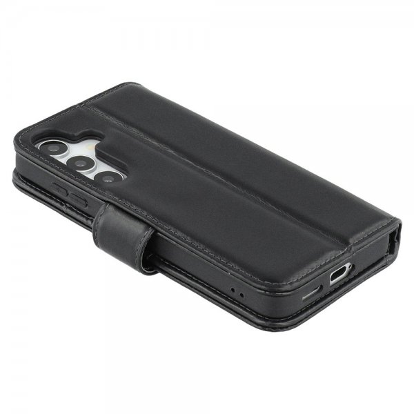 Nordic Covers Samsung Galaxy S24/Galaxy S25 Fodral Essential Leather Raven Black