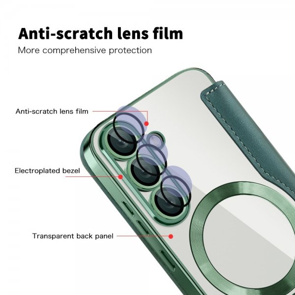 Samsung Galaxy S25 Fodral MagSafe Grön