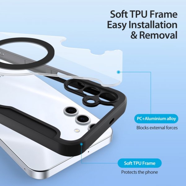 Dux Ducis Samsung Galaxy S25 Fodral Skin X Pro Series MagSafe Svart