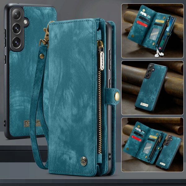CaseMe Samsung Galaxy S25 Plus Fodral 008 Series Löstagbart Skal Blå