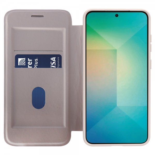 Vivanco Samsung Galaxy S25 Plus Fodral Mag Wallet Greige