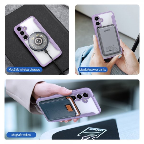 Dux Ducis Samsung Galaxy S25 Plus Fodral Skin X Pro Series MagSafe Lila