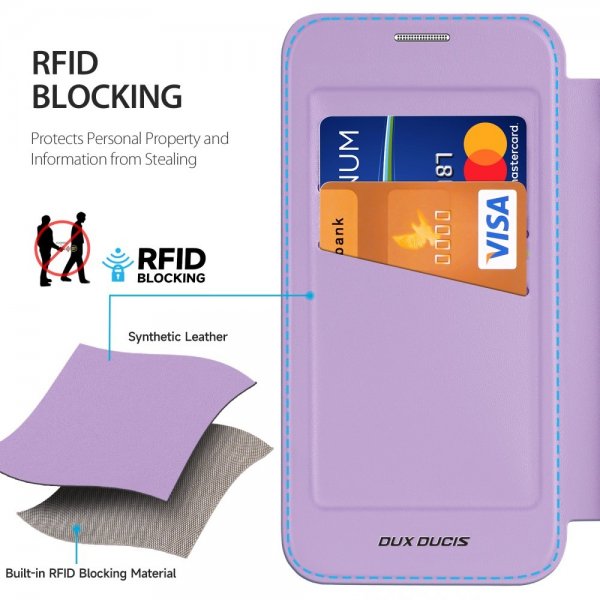 Dux Ducis Samsung Galaxy S25 Plus Fodral Skin X Pro Series MagSafe Lila