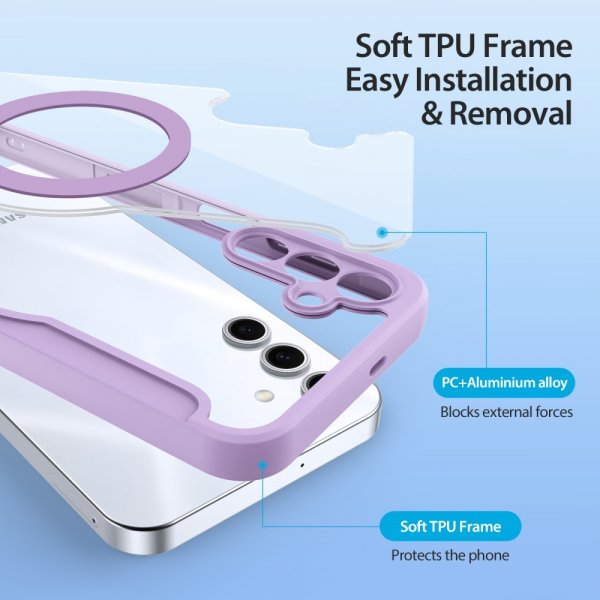 Dux Ducis Samsung Galaxy S25 Plus Fodral Skin X Pro Series MagSafe Lila