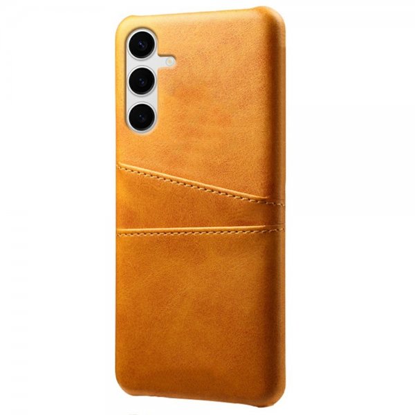 Samsung Galaxy S25 Plus Skal med två Kortfack Ljusbrun