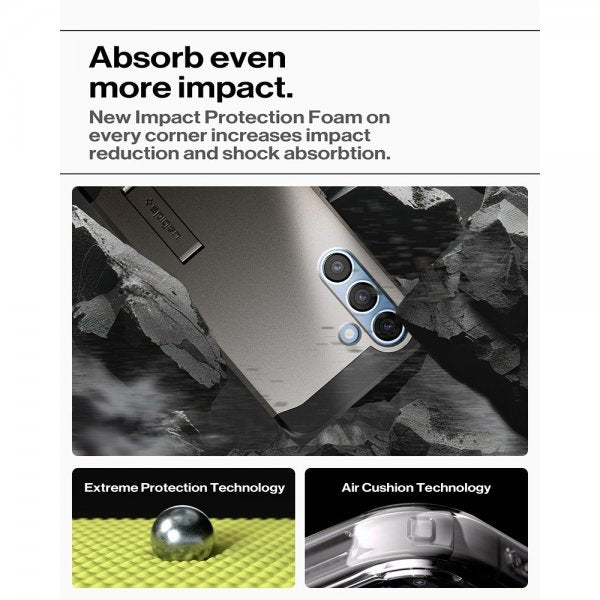Spigen Samsung Galaxy S25 Plus Skal Tough Armor MagFit Gunmetal