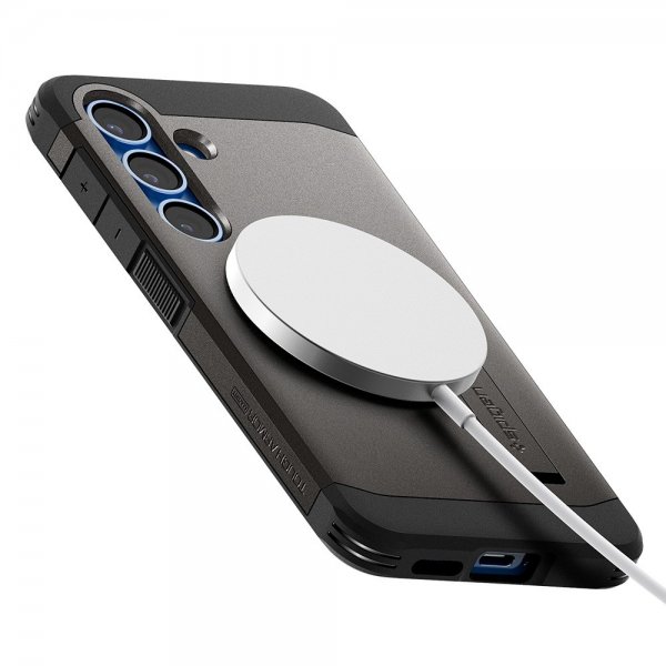 Spigen Samsung Galaxy S25 Plus Skal Tough Armor MagFit Gunmetal