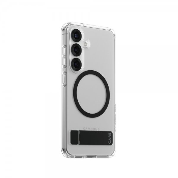 CARE by PanzerGlass Samsung Galaxy S25 Skal Kickstand MagSafe Svart