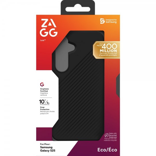 ZAGG Samsung Galaxy S25 Skal Luxe Svart
