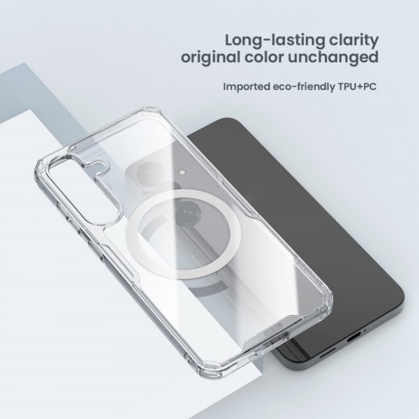 Nillkin Samsung Galaxy S25 Skal Nature Pro Series MagSafe Transparent