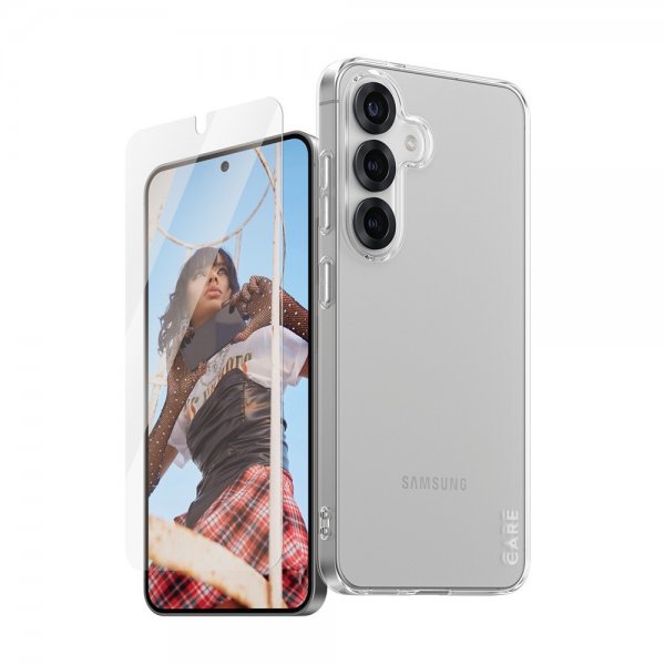 CARE by PanzerGlass Samsung Galaxy S25 Skal och Skärmskydd Fashion 2-in-1 Bundle