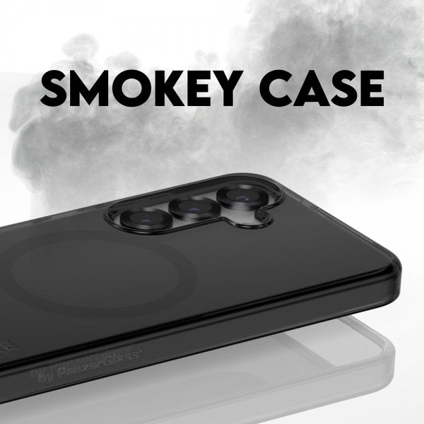 CARE by PanzerGlass Samsung Galaxy S25 Skal Smokey MagSafe Svart