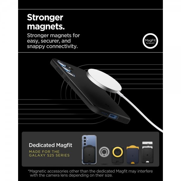 Spigen Samsung Galaxy S25 Skal Thin Fit MagFit Svart