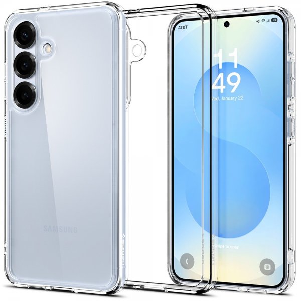 Spigen Samsung Galaxy S25 Skal Ultra Hybrid Crystal Clear