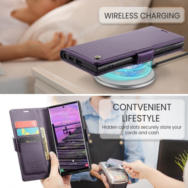CaseMe Samsung Galaxy S25 Ultra Fodral 023 Series Lila