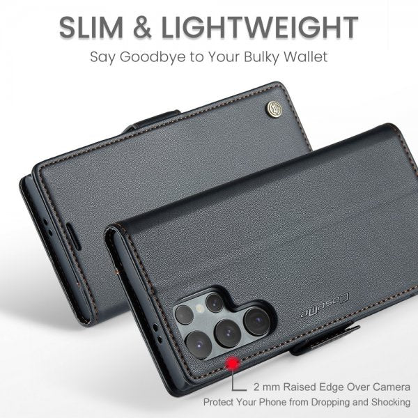 CaseMe Samsung Galaxy S25 Ultra Fodral 023 Series Svart
