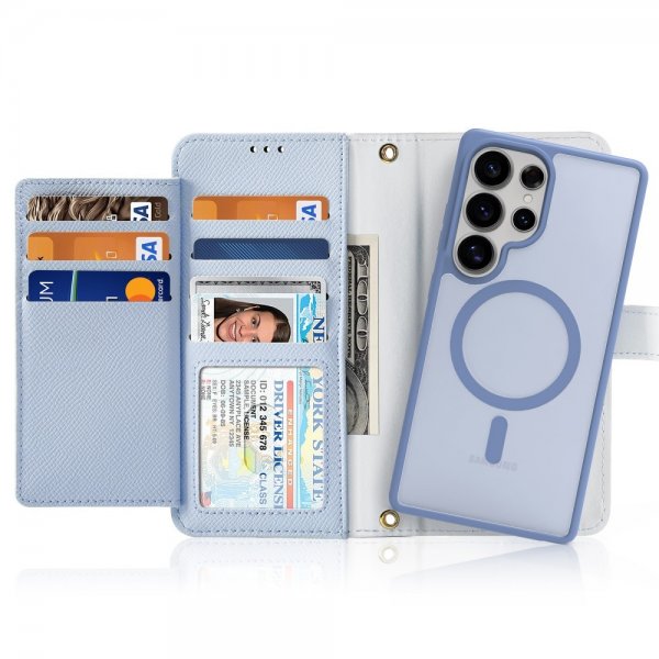Dux Ducis Samsung Galaxy S25 Ultra Fodral 2-i-1 Lawa Series MagSafe Blå
