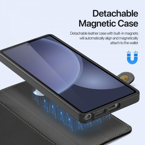 Dux Ducis Samsung Galaxy S25 Ultra Fodral 2-i-1 Lawa Series MagSafe Svart