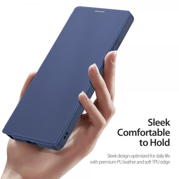 Dux Ducis Samsung Galaxy S25 Ultra Fodral Skin X Pro Series Kickstand MagSafe Blå