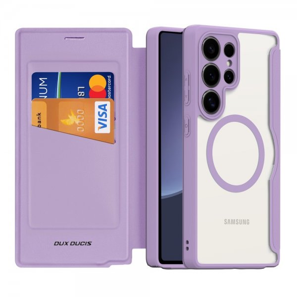 Dux Ducis Samsung Galaxy S25 Ultra Fodral Skin X Pro Series MagSafe Lila