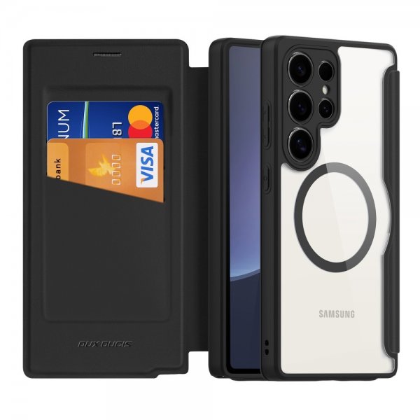 Dux Ducis Samsung Galaxy S25 Ultra Fodral Skin X Pro Series MagSafe Svart