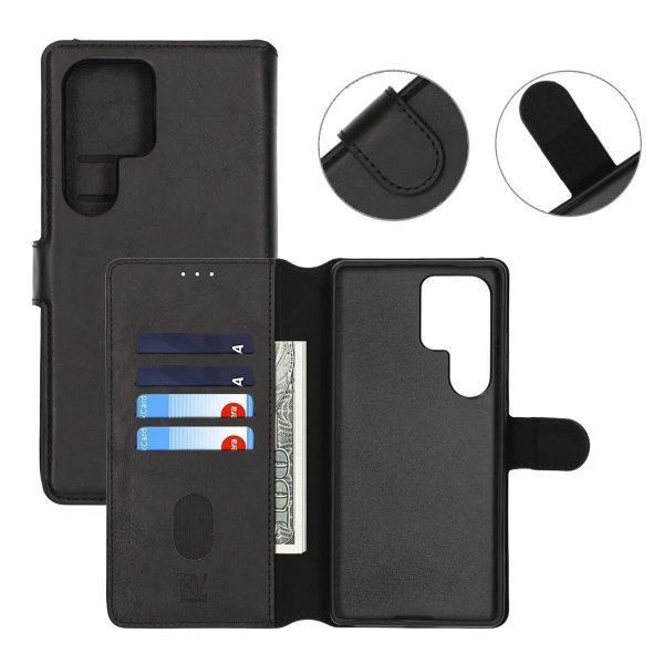 Rvelon Samsung Galaxy S25 Ultra Fodral Magnetiskt Avtagbart Skal Svart
