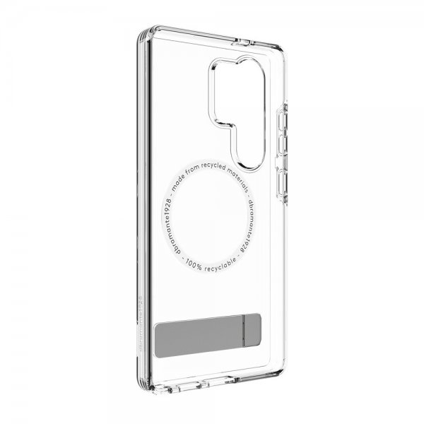 dbramante1928 Samsung Galaxy S25 Ultra Skal Iceland Pro Qi2 Kickstand Transparent