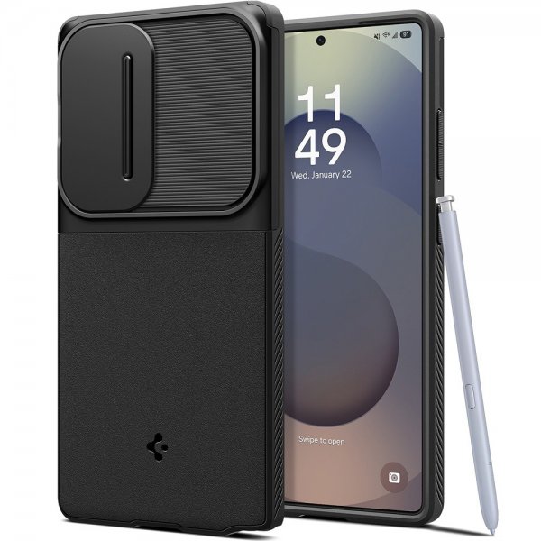 Spigen Samsung Galaxy S25 Ultra Skal Optik Armor Svart