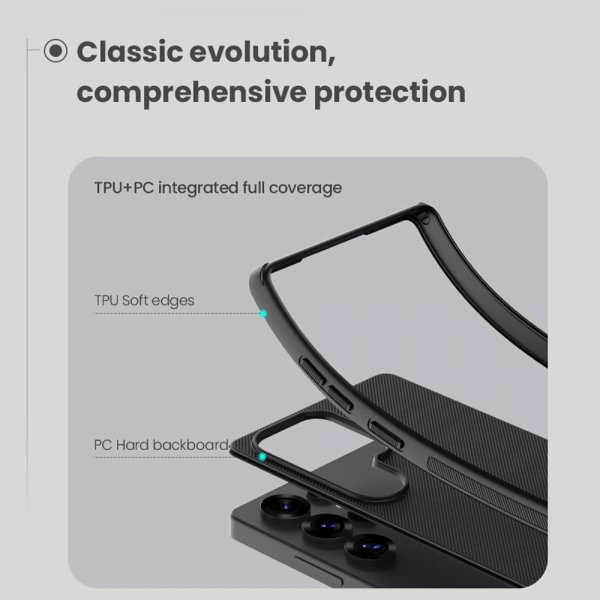 Nillkin Samsung Galaxy S25 Ultra Skal Super Frosted Shield Pro MagSafe Svart