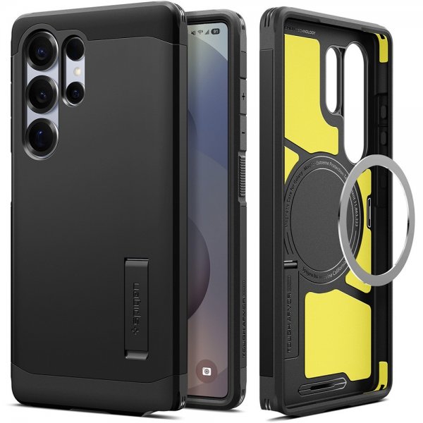 Spigen Samsung Galaxy S25 Ultra Skal Tough Armor MagFit Svart