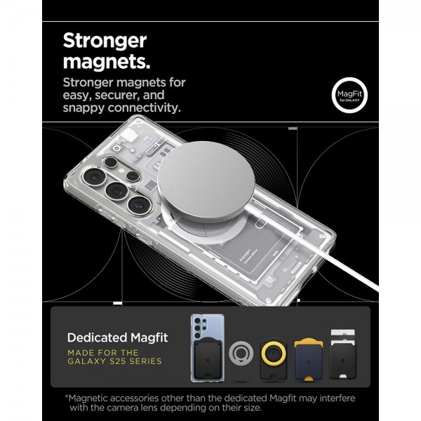 Spigen Samsung Galaxy S25 Ultra Skal Ultra Hybrid Zero One MagFit Vit