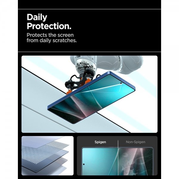 Spigen Samsung Galaxy S25 Ultra Skärmskydd EliteShield EZ Fit