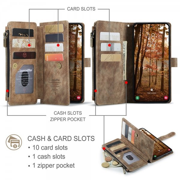 CaseMe Samsung Galaxy S26 Fodral C30 Series Brun