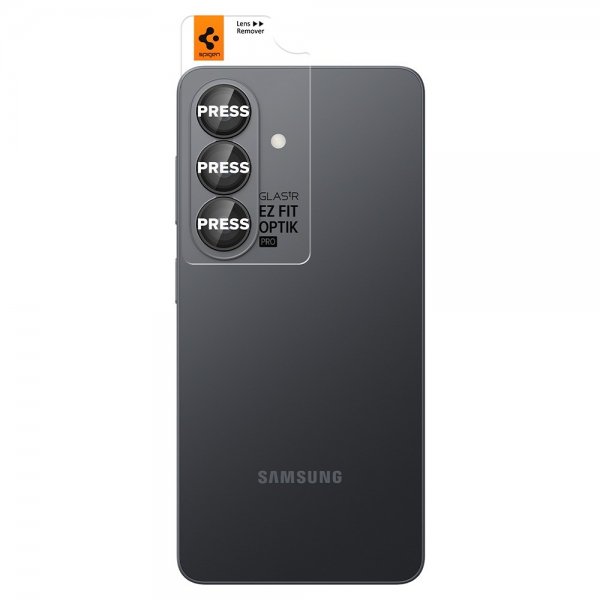 Spigen Samsung Galaxy S26 Kameraskydd GLAS.tR EZ Fit Optik Pro 2-pack Svart