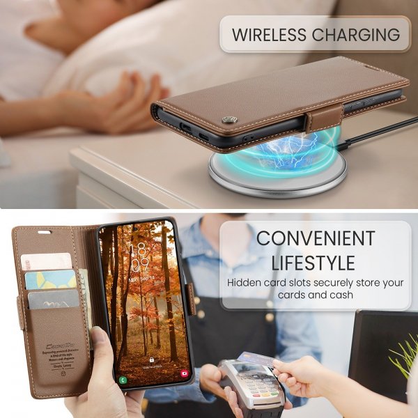 CaseMe Samsung Galaxy S26 Plus Fodral 023 Series Brun