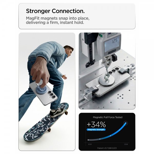 Spigen Samsung Galaxy S26 Plus Skal Ultra Hybrid MagFit Clear White
