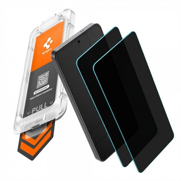 Spigen Samsung Galaxy S26 Plus Skärmskydd GLAS.tR EZ Fit Pro Privacy 2-pack