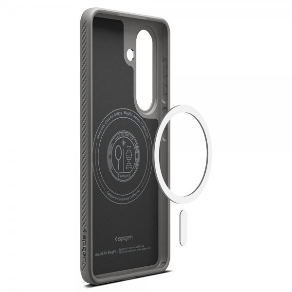 Spigen Samsung Galaxy S26 Skal Liquid Air MagFit Marble Gray