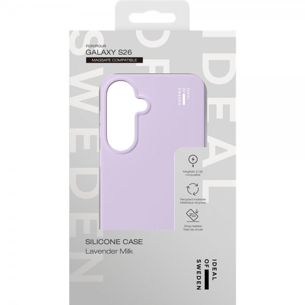 Ideal of Sweden Samsung Galaxy S26 Skal Silicone Case MagSafe Lavender Milk