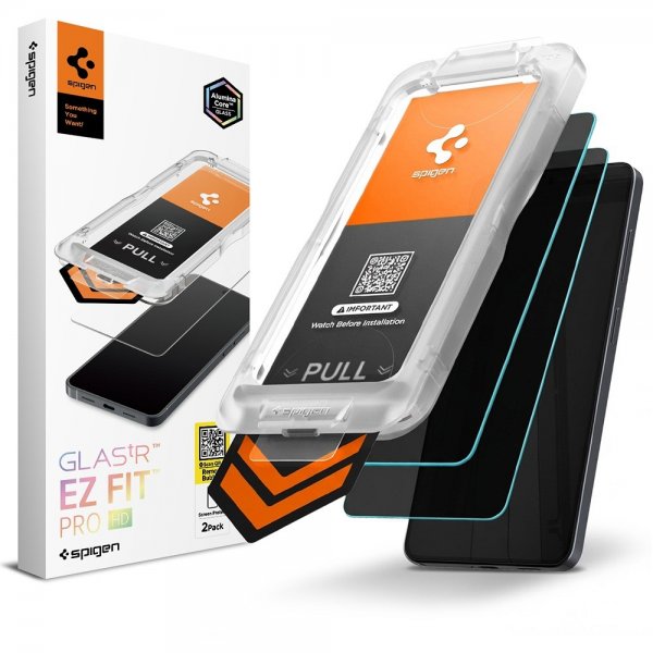 Spigen Samsung Galaxy S26 Skärmskydd GLAS.tR EZ Fit Pro Privacy 2-pack