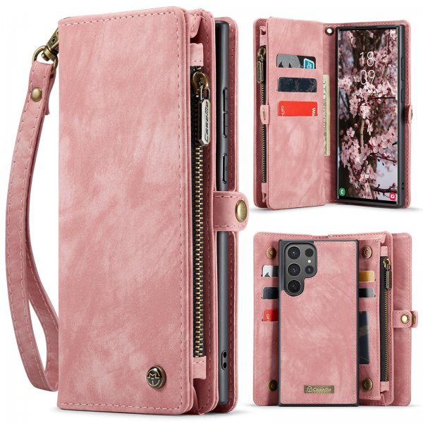 CaseMe Samsung Galaxy S26 Ultra Fodral 008 Series Löstagbart Skal Rosa