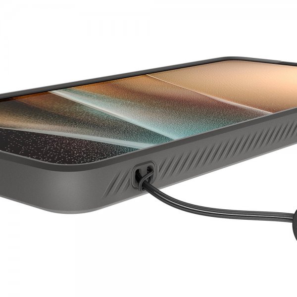 Spigen Samsung Galaxy S26 Ultra Skal Liquid Air Marble Gray