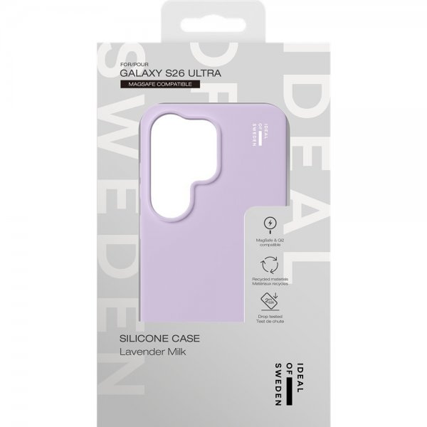 Ideal of Sweden Samsung Galaxy S26 Ultra Skal Silicone Case MagSafe Lavender Milk