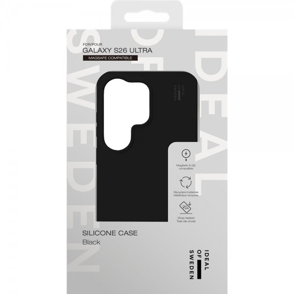 Ideal of Sweden Samsung Galaxy S26 Ultra Skal Silicone Case MagSafe Svart